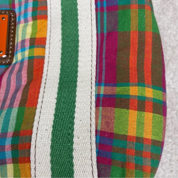 Tommy Hilfiger Plaid Handbag Y2K Preppy Colorful - Picture 7 of 17